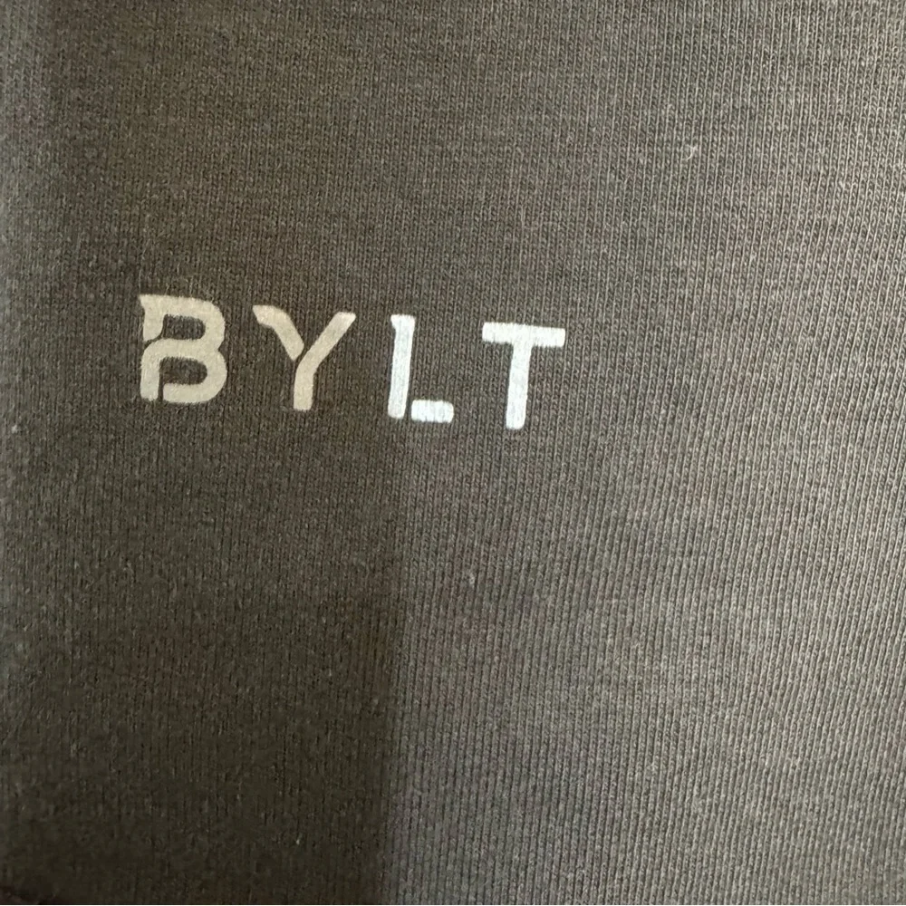 BYLT Basics Drop Cut Lux Short Sleeve TShirt Charcoal Gray Men’s Size Small